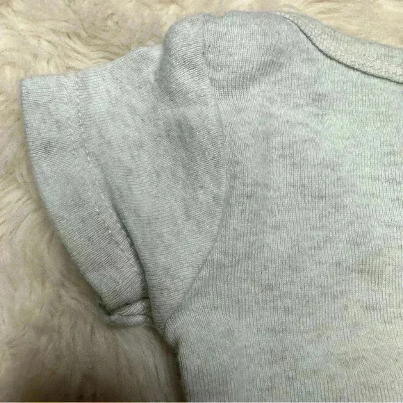 Gerber Onesie Diaper Shirt  Grey Camping Animals Tent Size Newborn - Picture 15 of 16